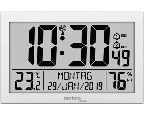 Stolové digitálne hodiny 22,5x143x2,4 cm