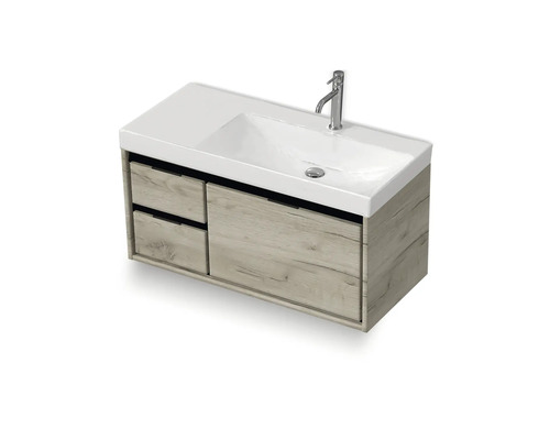 Skrinka pod umývadlo s dvoma zásuvkami a umývadlom