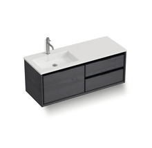 Skrinka pod umývadlo s dvomi zásuvkami, umývadlom a vodovodnou batériou