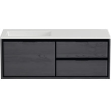 Skrinka pod umývadlo s dvomi zásuvkami a jednými dvierkami