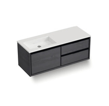 Skrinka pod umývadlo s umývadlom a dvoma zásuvkami