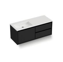 Skrinka pod umývadlo s umývadlom a zásuvkami