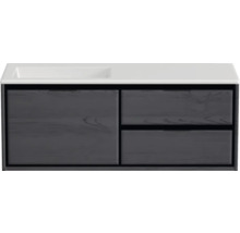 Skrinka pod umývadlo s dvoma zásuvkami a jednými dvierkami