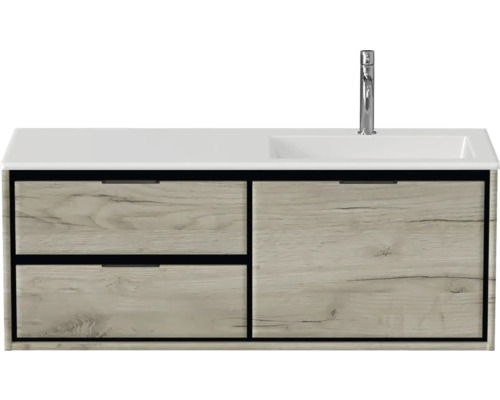 Skrinka pod umývadlo s dvoma zásuvkami a umývadlom