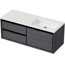 Skrinka pod umývadlo s dvomi zásuvkami a umývadlom