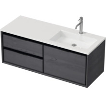 Skrinka pod umývadlo s umývadlom a dvoma zásuvkami