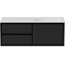 Skrinka pod umývadlo s dvomi zásuvkami a jednými dvierkami