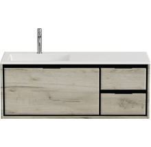 Skrinka pod umývadlo s dvomi zásuvkami a umývadlom