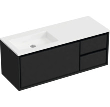 Skrinka pod umývadlo so zásuvkami a zapusteným umývadlom