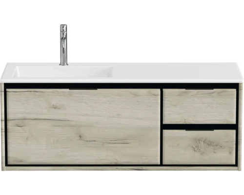 Skrinka pod umývadlo s umývadlom a vodovodnou batériou