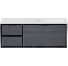 Skrinka pod umývadlo s dvomi zásuvkami a umývadlom