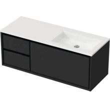 Skrinka pod umývadlo s dvomi zásuvkami a zapusteným umývadlom