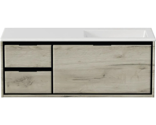 Skrinka pod umývadlo so zásuvkami a umývadlom