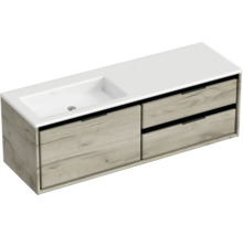 Skrinka pod umývadlo s dvomi zásuvkami a umývadlom