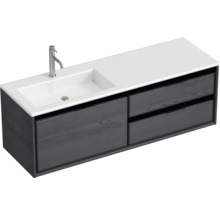 Skrinka pod umývadlo s umývadlom a dvoma zásuvkami