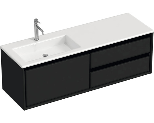 Skrinka pod umývadlo s umývadlom a dvoma zásuvkami