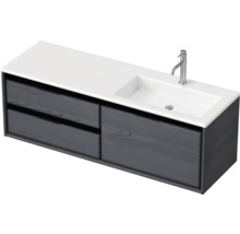 Skrinka pod umývadlo s umývadlom a dvoma zásuvkami