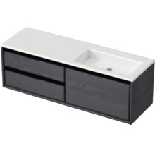 Skrinka pod umývadlo s dvomi zásuvkami a umývadlom