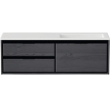 Skrinka pod umývadlo s dvomi zásuvkami a jednými dvierkami