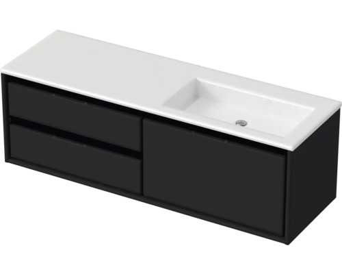 Skrinka pod umývadlo s dvomi zásuvkami a umývadlom