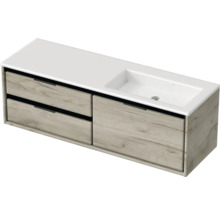 Skrinka pod umývadlo s dvoma zásuvkami a umývadlom