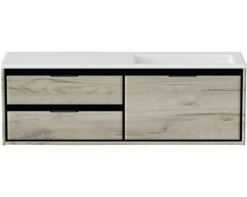 Skrinka pod umývadlo s dvoma zásuvkami a umývadlom