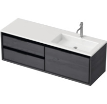 Skrinka pod umývadlo s umývadlom a dvomi zásuvkami