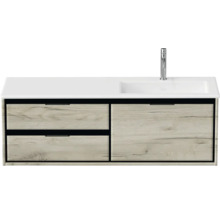 Skrinka pod umývadlo s dvoma zásuvkami, umývadlom a batériou