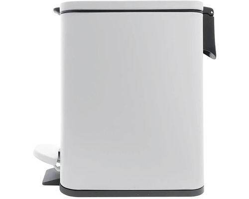 Oceľový nášľapný kôš