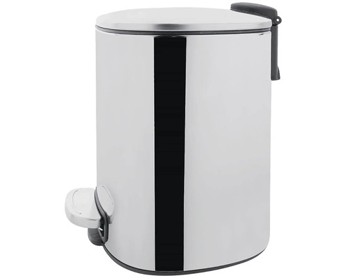 Oceľový nášľapný kôš