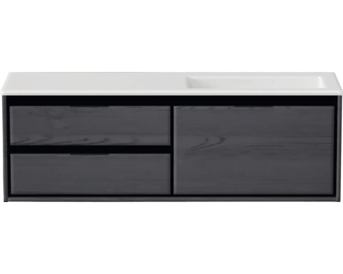 Skrinka pod umývadlo s dvoma zásuvkami a umývadlom