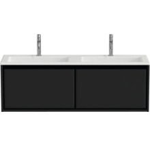 Skrinka pod umývadlo s dvomi umývadlami a spodnou skrinkou do kúpeľne