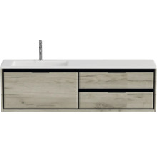 Skrinka pod umývadlo s umývadlom a dvoma zásuvkami