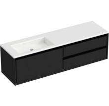 Skrinka pod umývadlo s dvomi zásuvkami a keramickým umývadlom