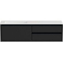 Skrinka pod umývadlo s dvoma zásuvkami a jednými dverami