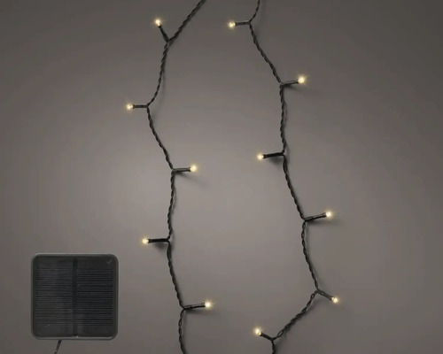 Solárna svetelná reťaz s LED žiarovkami