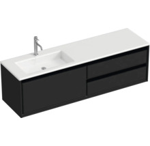 Skrinka pod umývadlo s umývadlom, batériou a dvomi zásuvkami