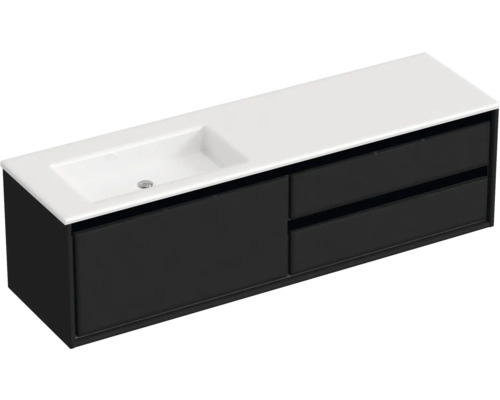 Skrinka pod umývadlo s dvoma zásuvkami a umývadlom