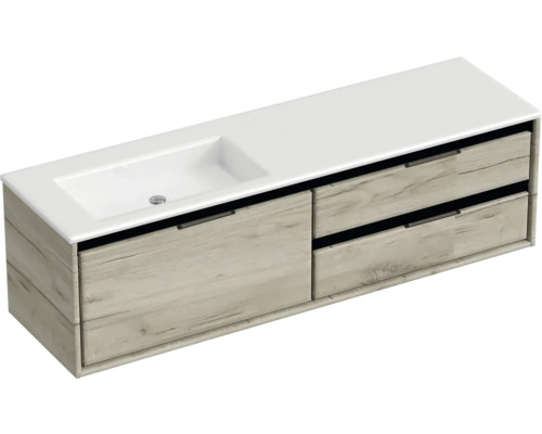 Skrinka pod umývadlo so zásuvkami a umývadlom