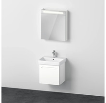 Kúpeľňová umývadlová zostava so zrkadlovou skrinkou a osvetlením