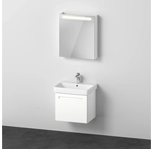 Kúpeľňové umývadlo so skrinkou a zrkadlovou skrinkou s osvetlením