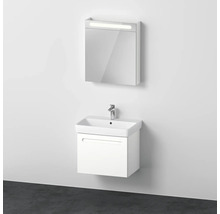 Kúpeľňová umývadlová skrinka so spodnou skrinkou a zrkadlová skrinka s osvetlením