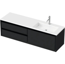 Umyvadlová skrinka s dvomi zásuvkami, umývadlová doska, umývadlo a batéria