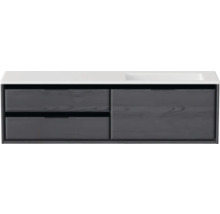 Skrinka pod umývadlo s dvomi zásuvkami a umývadlom