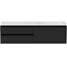 Skrinka pod umývadlo s dvomi zásuvkami a jednými dvierkami