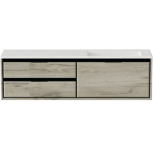 Skrinka pod umývadlo s výsuvmi a keramickým umývadlom