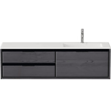 Skrinka pod umývadlo s dvoma zásuvkami, umývadlom a batériou