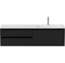 Skrinka pod umývadlo s dvoma zásuvkami, umývadlom a vodovodnou batériou