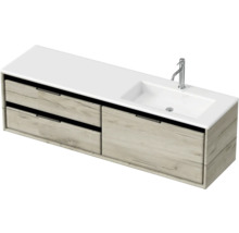 Skrinka pod umývadlo s umývadlom, dve zásuvky a armatúra