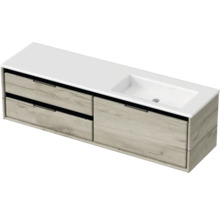 Skrinka pod umývadlo s dvoma zásuvkami a umývadlom